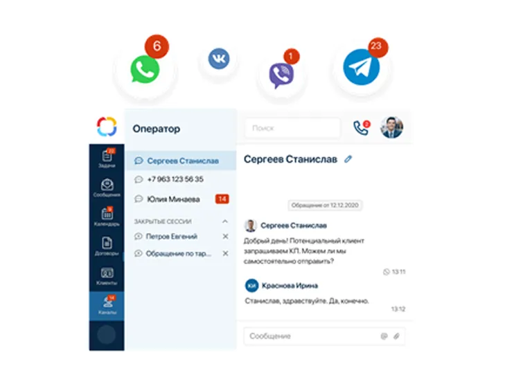 звонки, чат, мессенджеры, личный кабинет, мобильный банк, офис